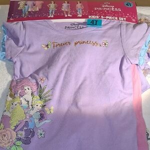 Disney Princess Lavender and Pink Kids Set